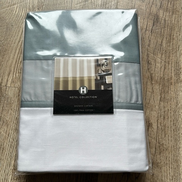 SOLD!! Macys Hotel Collection Shower Curtain - Picture 1 of 3